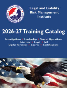 law enforcement training course catalog 2026-2027