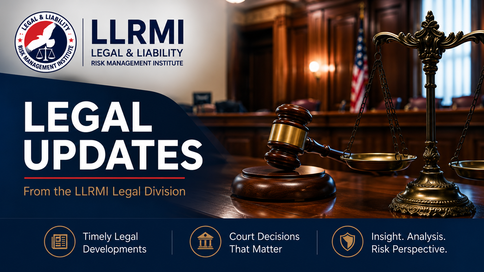 LLRMI instructor-led professional education for law enforcement, fire and EMS, corrections, insurance and risk management, and legal professionals.