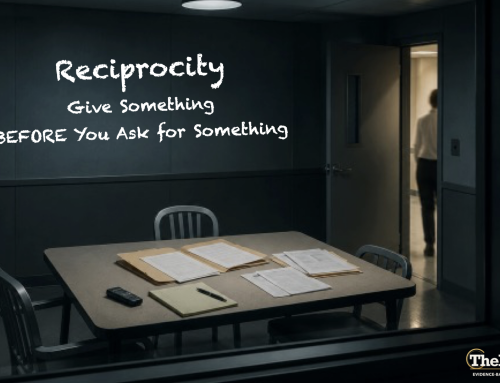 Reciprocity in the Interview Room: Give Something Before You Ask for Something